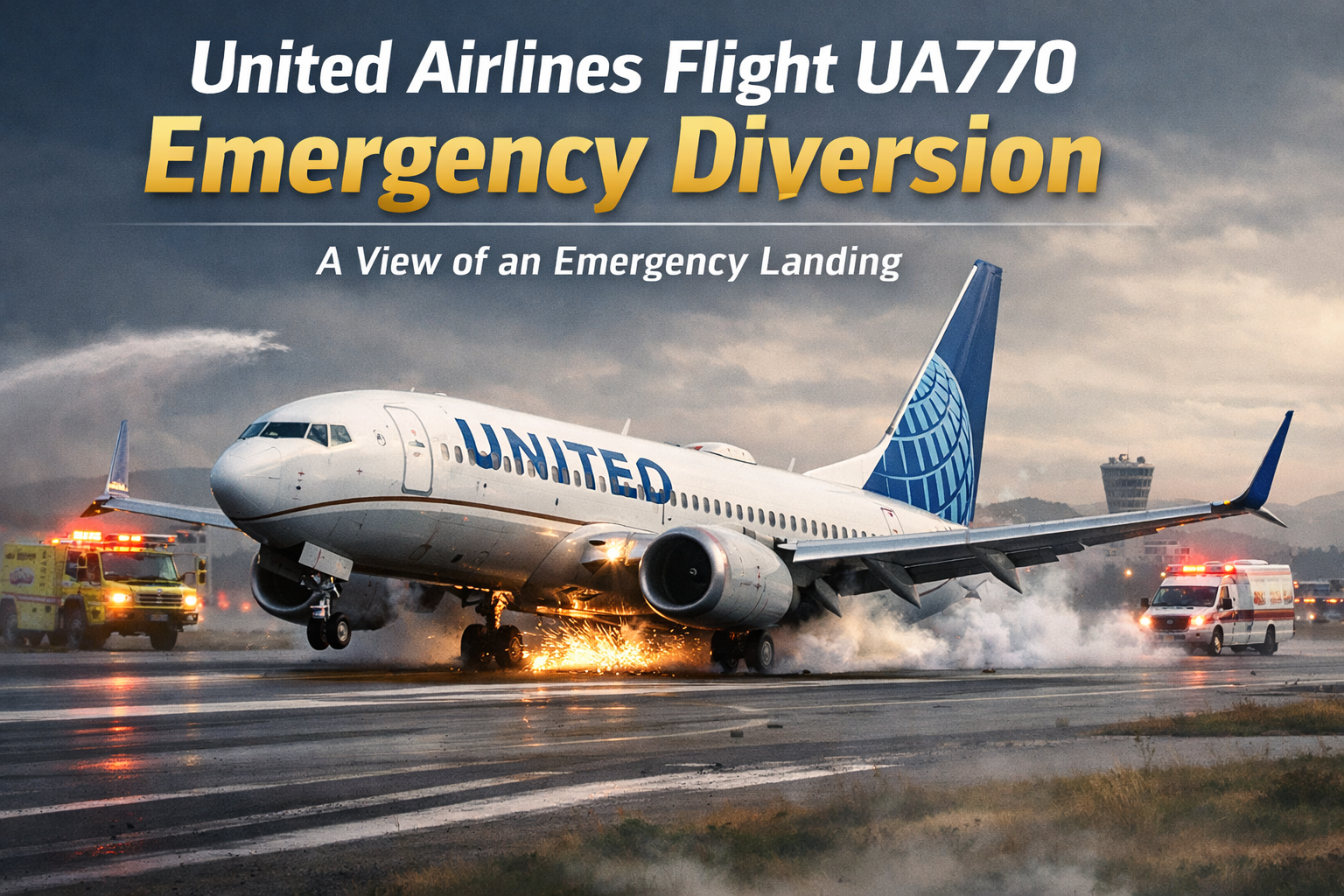 United Airlines Flight UA770 Emergency Diversion