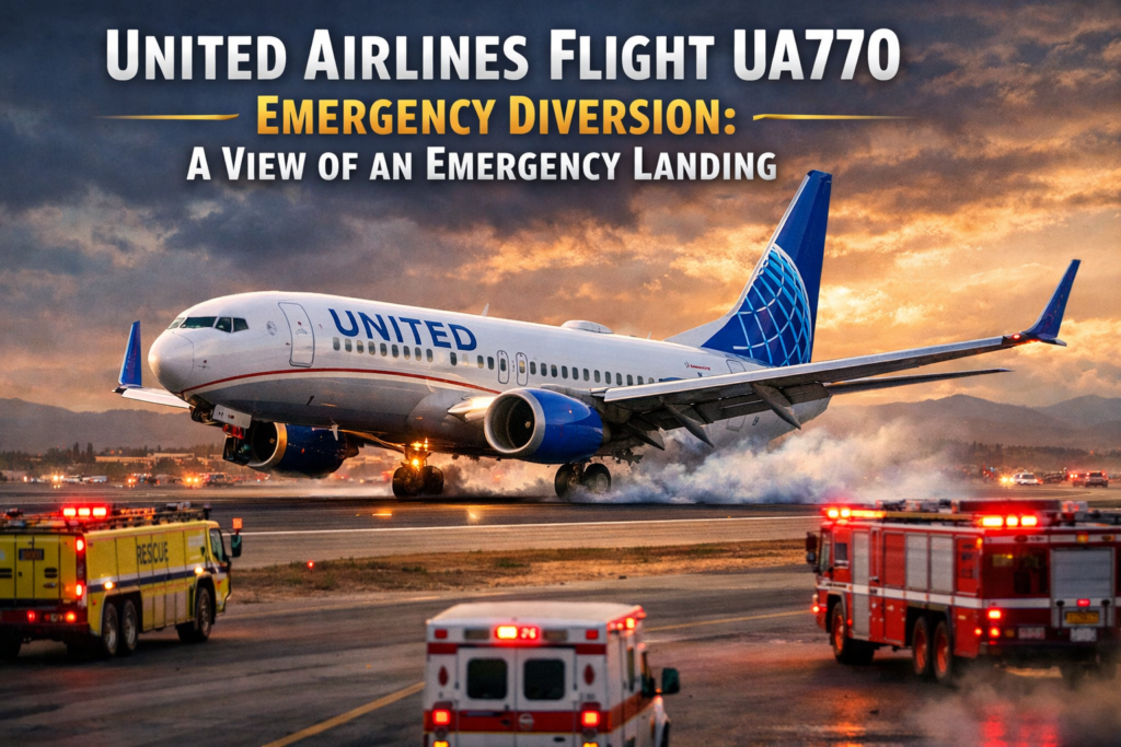 united airlines flight ua770 emergency diversion